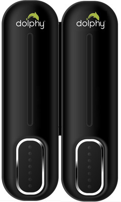 

Dolphy Black ABS Set of TWO 300 ml Soap, Shampoo Dispenser(Black)