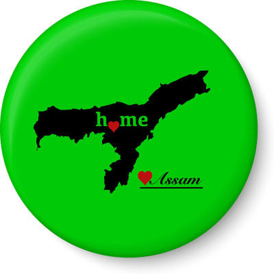 

Peacockride Assam Home Love Fridge Magnet Fridge Magnet Pack of 1(Multicolor)