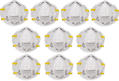 Clair Filters N95 Mask Pollution swine flu pack of 10 3M 8210 N95 Mask and Respirator Flipkart
