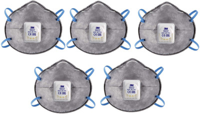 Clair Filters N95 Pollution with carbon filter pack of 5 3M 9922 N95 Mask and Respirator Flipkart