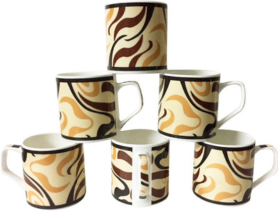 

Pearl P-6-62 Bone China(Multicolor, Pack of 6)