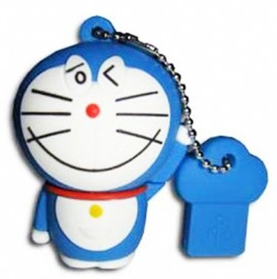 

Microware Doremon Shape 16 GB Pen Drive(Blue, White)