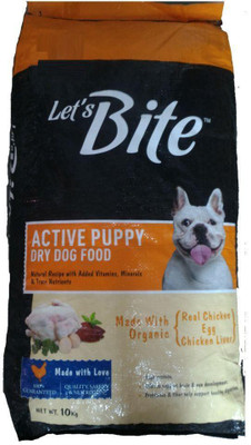 

drools Drools Lets Bite Active Puppy Dog Food By Pawsitively Pet Care - 10+2 Kg Chicken 12 kg Dry Dog Food