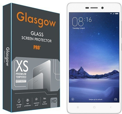 Glasgow Tempered Glass Guard for Mi Redmi 3S Prime(Pack of 1)