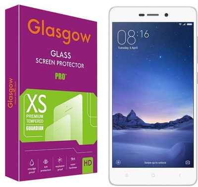 Glasgow Tempered Glass Guard for Mi Redmi 3S Prime(Pack of 1)