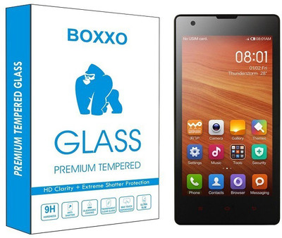 Boxxo Tempered Glass Guard for Mi Redmi 1S(Pack of 1)