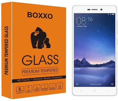 Boxxo Tempered Glass Guard for Mi Redmi 3S Prime(Pack of 1)
