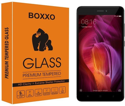 Boxxo Tempered Glass Guard for Mi Redmi Note 4(Pack of 1)