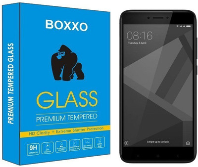 Boxxo Tempered Glass Guard for Mi Redmi 4(Pack of 1)