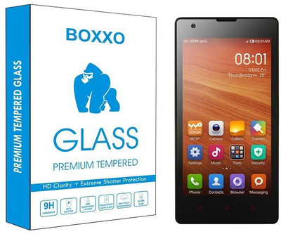 Boxxo Tempered Glass Guard for Mi Redmi 1S(Pack of 1)