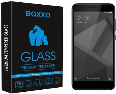 Boxxo Tempered Glass Guard for Mi Redmi 4(Pack of 1)