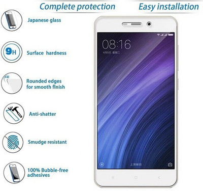 Bone Tempered Glass Guard for Mi Redmi 4A(Pack of 1)