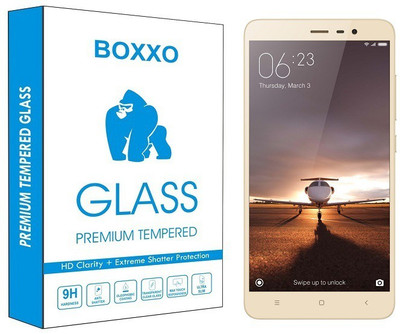 Boxxo Tempered Glass Guard for Mi Redmi Note 3(Pack of 1)
