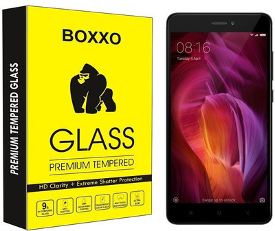 Boxxo Tempered Glass Guard for Mi Redmi Note 4(Pack of 1)