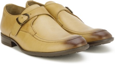 Woodland Monk Strap shoes For Men(Tan 