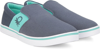 

United Colors of Benetton Sneaker Shoes For Men(Navy, Green, 901