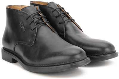 

Woods by Woodland Boots For Men(Black