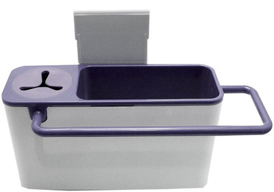 

Shopizone Kitchen Sink Organizer for Washing Purple Sink Sponge Holder(Plastic)