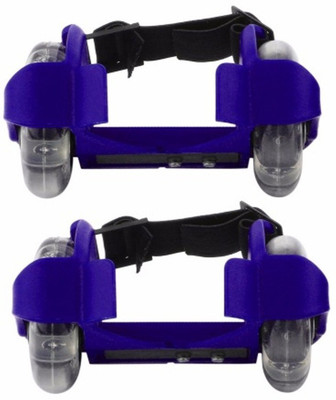 

Gubbarey Luminous Wheel Light Roller Skates Shoes Quad Roller Skates - Size free UK(Blue)