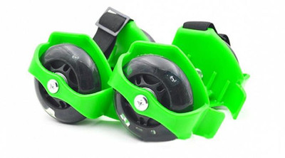 

Gubbarey Luminous Wheel Light Roller Skates Shoes Quad Roller Skates - Size free UK(Green)