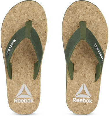

REEBOK CORK FLIP Slippers, Grn/coal/gry/blk/sil/wht