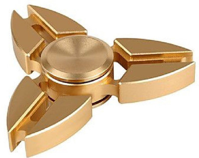 

Mayatra's 2017 New Golden metal Fidget Spinner Toy Stress Focus Toy Relieves Boredom Ultra Durable High Speed Long Spin Time Spin Time (Assorted)(Gold)