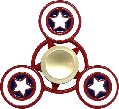 

Montez Super Hero Captain Round Metal Fidget Spinner Toy(Multicolor)