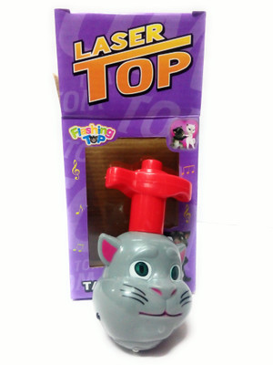

DINAARKAN TOM LASER SPINNING TOP WITH INFRARED LIGHTS AND MUSIC(Grey)