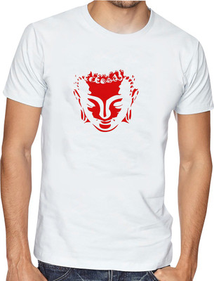 Casotec Printed Men Round Neck Multicolor T-Shirt