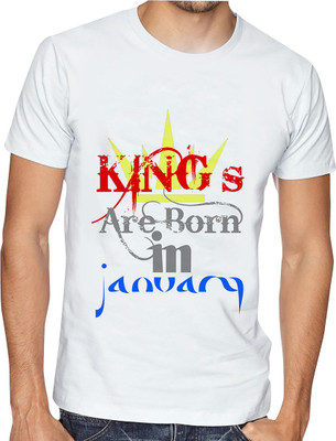 Casotec Printed Men Round Neck Multicolor T-Shirt