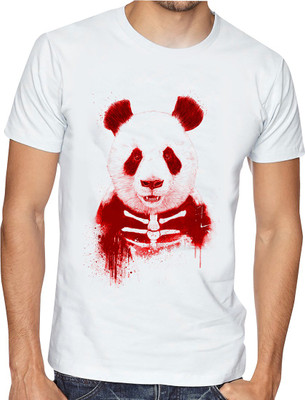 Casotec Printed Men Round Neck Multicolor T-Shirt