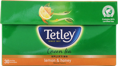 

Tetley Lemon & Honey Green Tea Bags(30 Bags, Box)