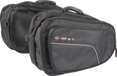 

INFINITI Lone Ranger Double-side Black Fabric Motorbike Saddlebag(50 L)