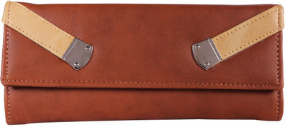 

Fantosy Women Casual Brown Artificial Leather Wrist Wallet(3 Card Slots), Tan
