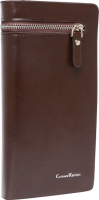 

Curewe Kerian Men Brown Artificial Leather Wallet(12 Card Slots)