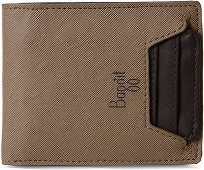 Baggit Men Beige Artificial Leather Wallet(6 Card Slots)