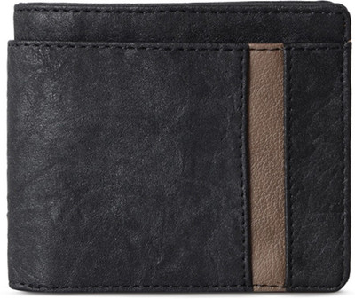 

Baggit Men Black Artificial Leather Wallet(6 Card Slots)