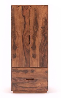 

Urban Ladder Zephyr Wardrobe Solid Wood 2 Door Wardrobe(Finish Color - Teak)