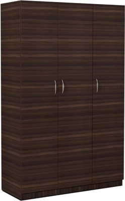 

Auspicious Home Easter Engineered Wood 3 Door Wardrobe(Finish Color - Wenge & White)