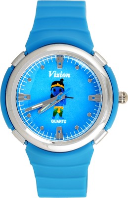 Vizion 8828-8-3 The Little KRISHNA with Flute Cartoon Character Watch  - For Boys & Girls   Watches  (Vizion)