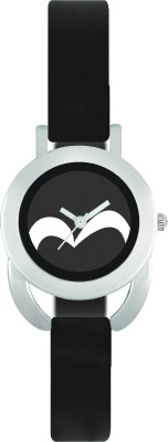 Shivam Retail Valentime 0016 Black Fancy Watch  - For Girls   Watches  (Shivam Retail)