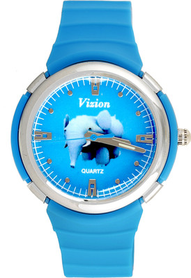 Vizion 8828-8-2 Jumbo-The Blue Elephant Cartoon Character Watch  - For Boys & Girls   Watches  (Vizion)