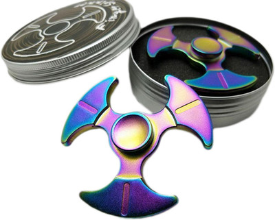 

ShopyBucket Rainbow Series Anti-Stress Hand Tri-spinner Hand Spiner-K10(Multicolor)