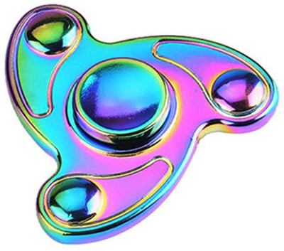 

ShopyBucket Rainbow Tri-Spinner EDC Fidget Hand Spinner-K6(Multicolor)