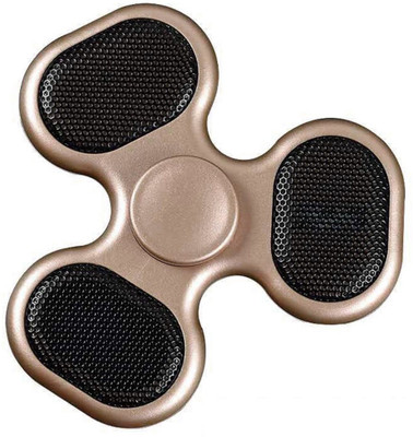 

ShopyBucket Music MP3 Wireless Player Fidget Spinner with inbuilt Speaker Hand Spinner-1(Gold)