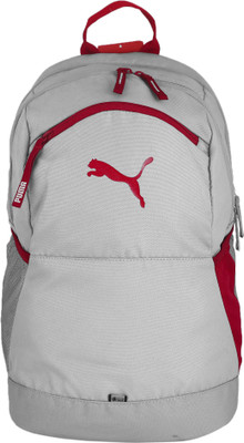 

Puma Power 22 L Backpack(Grey, Red), Quarry;red