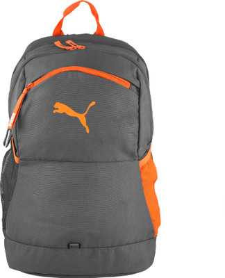 

Puma Power 22 L Backpack(Grey, Orange), Orange;steel grey
