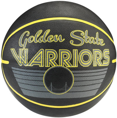 

SPALDING Golden State Warriors Basketball - Size: (Pack of 1, Black, Black;gold