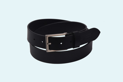 

Pellezzari Men Casual Black Genuine Leather Belt