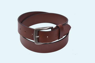 

Pellezzari Men Casual Brown Genuine Leather Belt